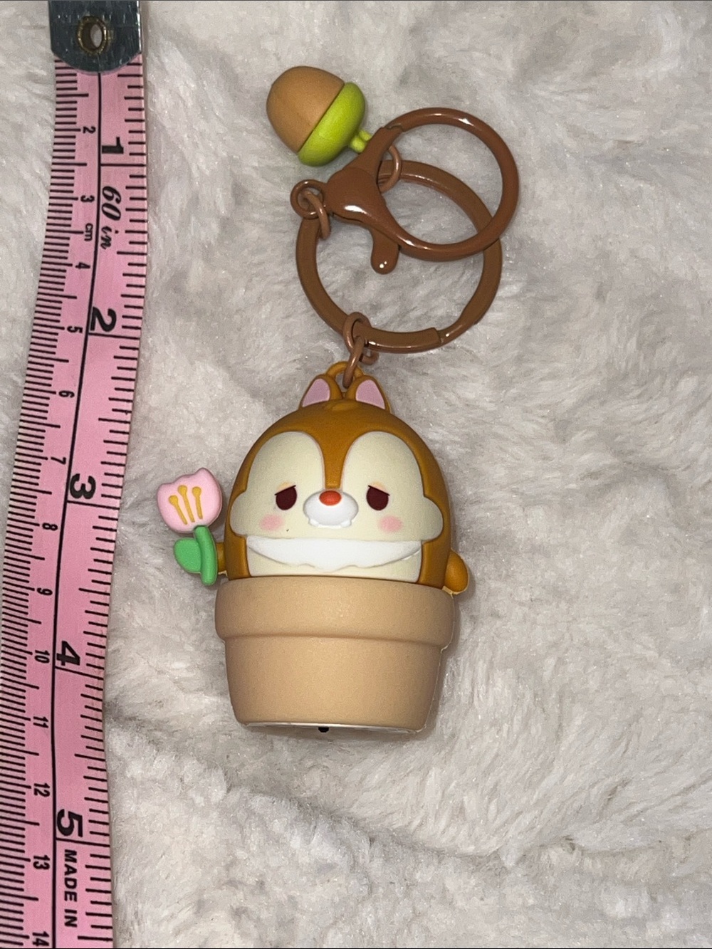 MINISO x Disney Ufufy Dale Flower Pot Keychain